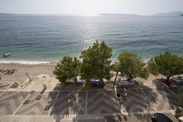 balcony with sea view