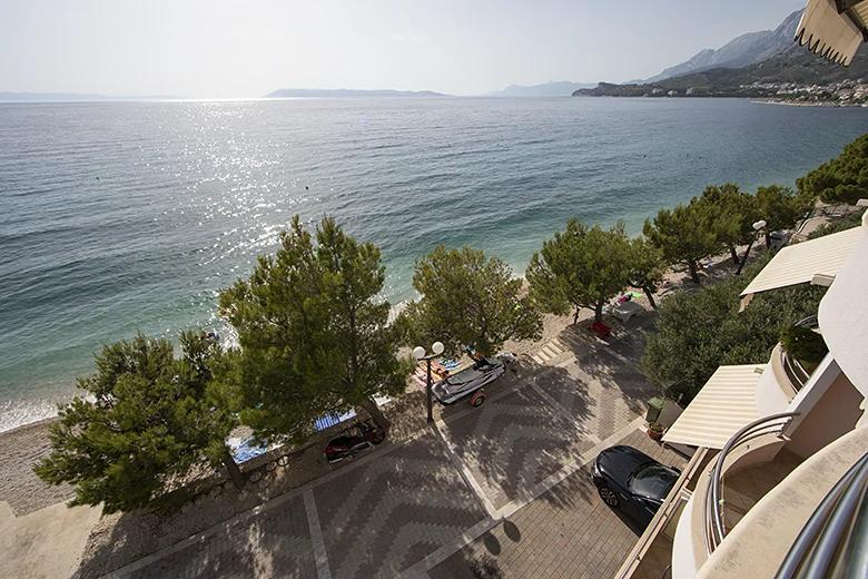 balcony with sea view