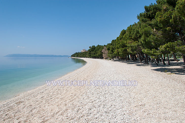 Tučepi, beach Slatina