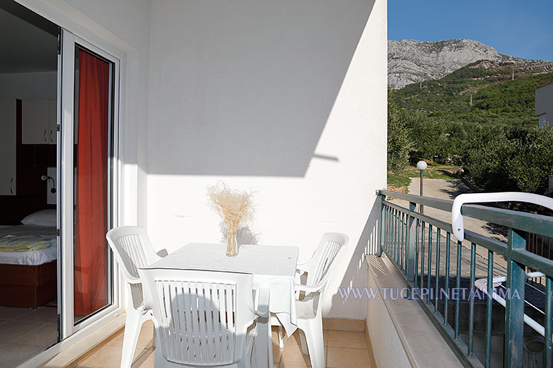 Apartments Anima, Tučepi - balcony, mountain Biokovo view