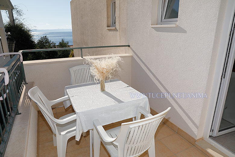 Apartments Anima, Tučepi - balcony, sea view