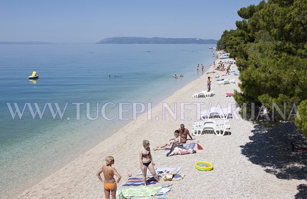 Tuepi beach at hotel Jadran