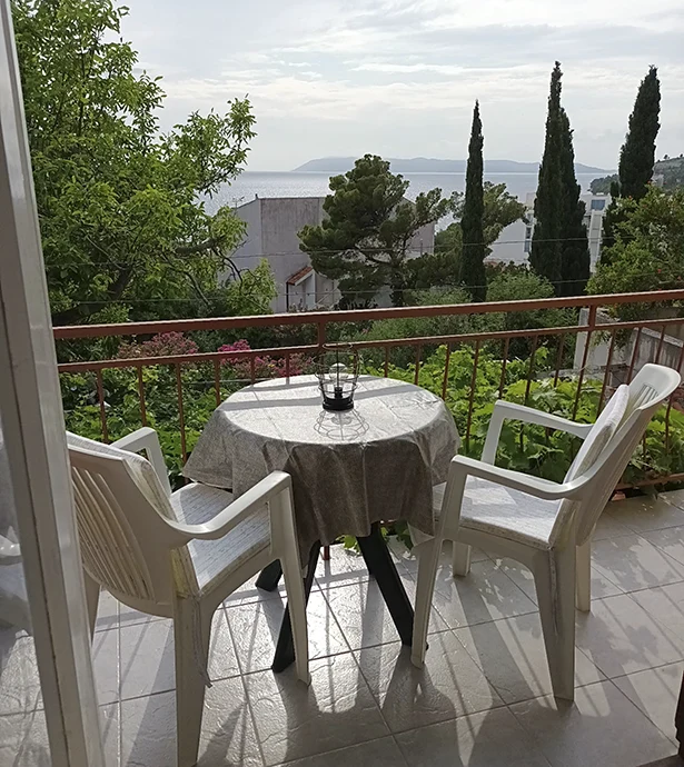 Balkon mit Meerblick