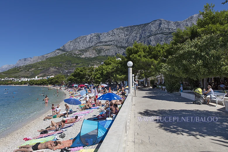 summer on the beach in Tučepi