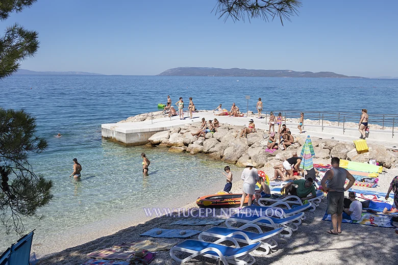 summer on the beach in Tučepi