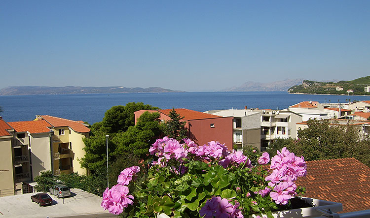 Pension Bili Dvor, Tuepi - sea view from balcony
