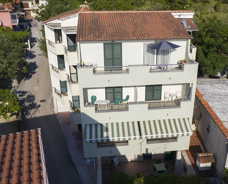 Apartments Biser, Tučepi - aerial view of house