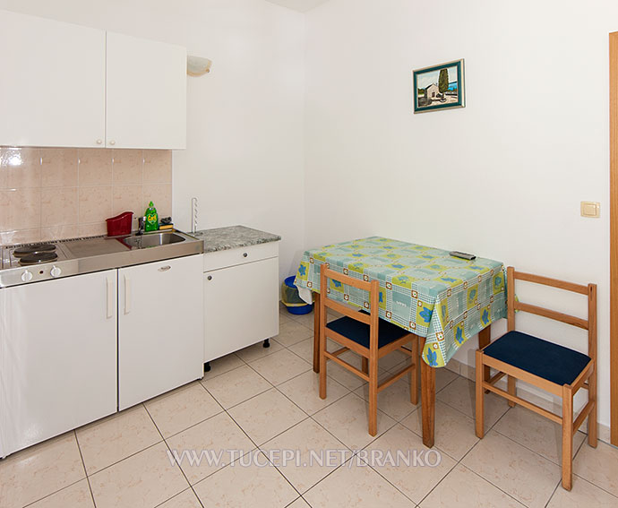 kitchen with dining table