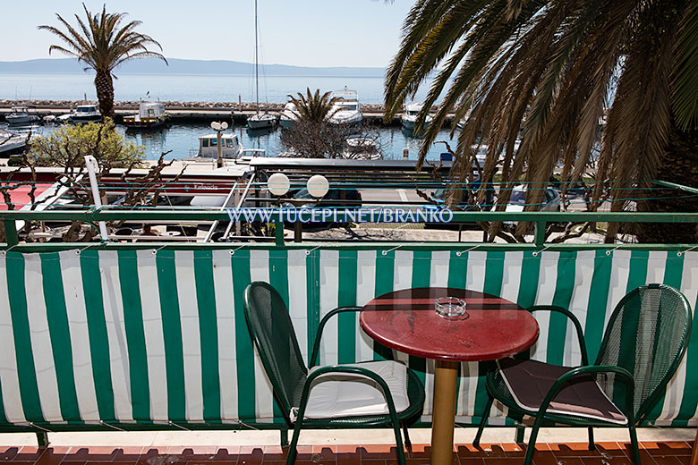 balcony with sea view