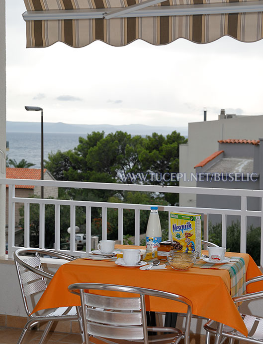 Apartments Bušelić, Tučepi - balcony