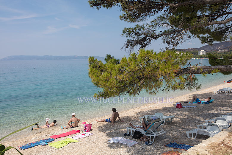 pebble beach in Tučepi