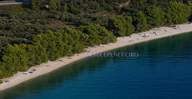 Tučepi, beach Dračevac, FKK