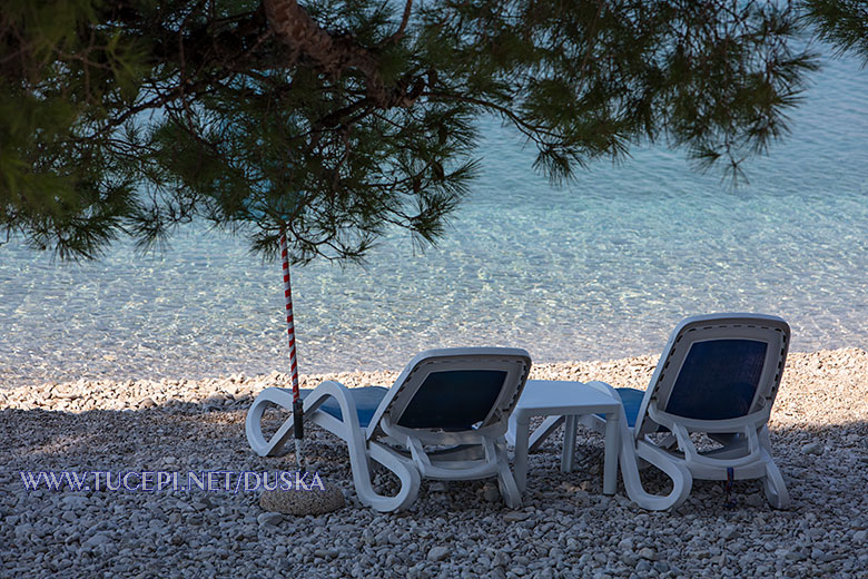 Tučepi, beach detail