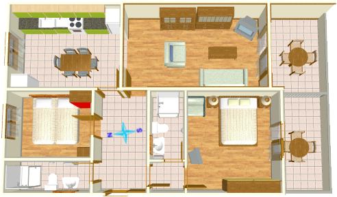 Apartments Golub, Tučepi - plan