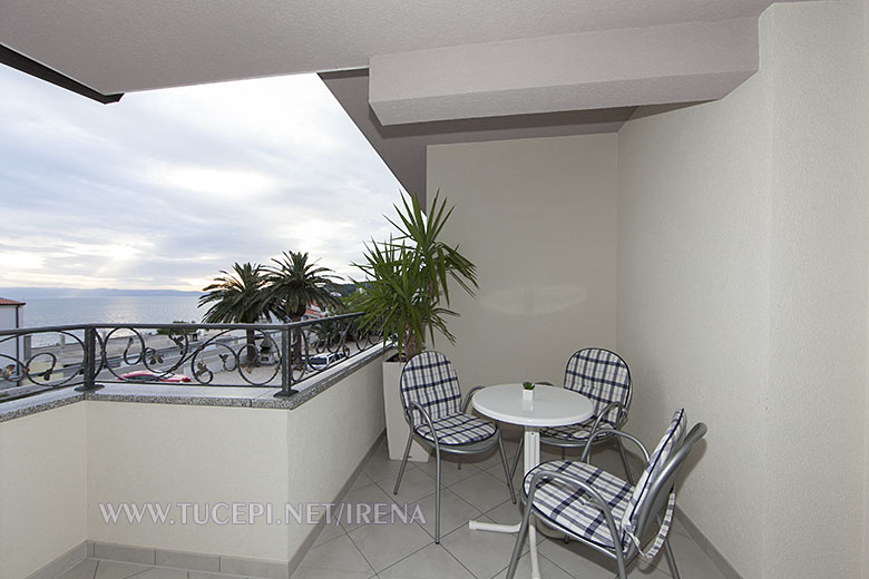 balcony with sea view