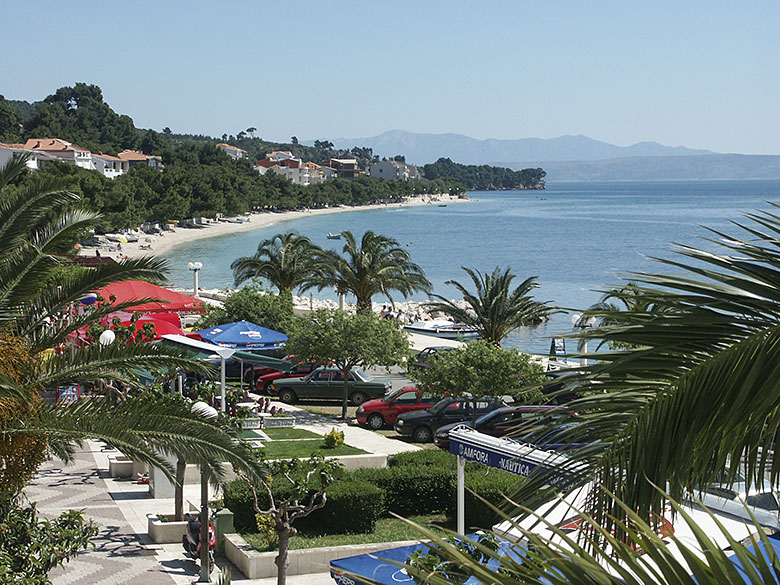 Sea view from balcony, apartments Ivo, Tučepi