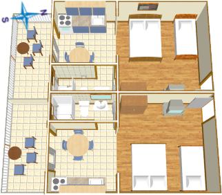 plan of apartment