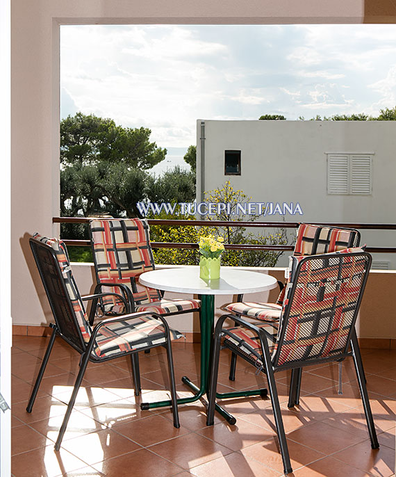 apartments Jana, Tučepi - balcony with sea view