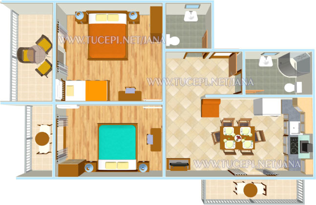 apartment's plan