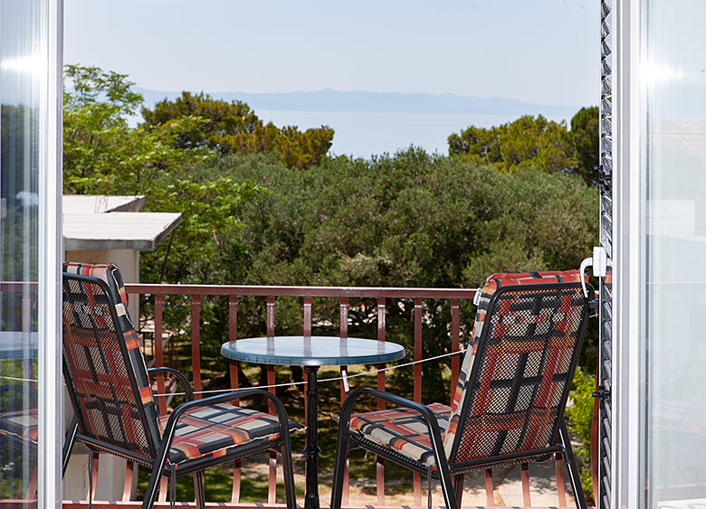 sea view from balcony