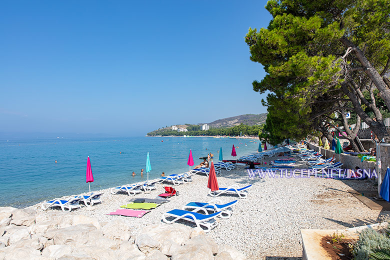 Beach Dračevice in Tučepi