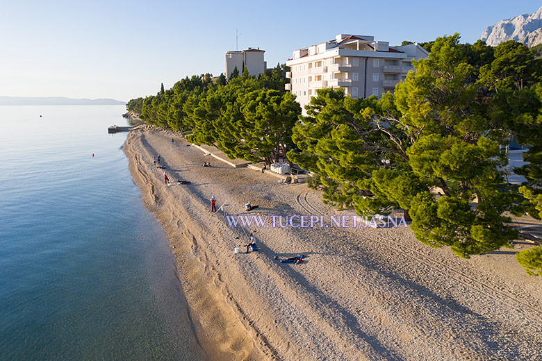 Beach Slatina - aerial view