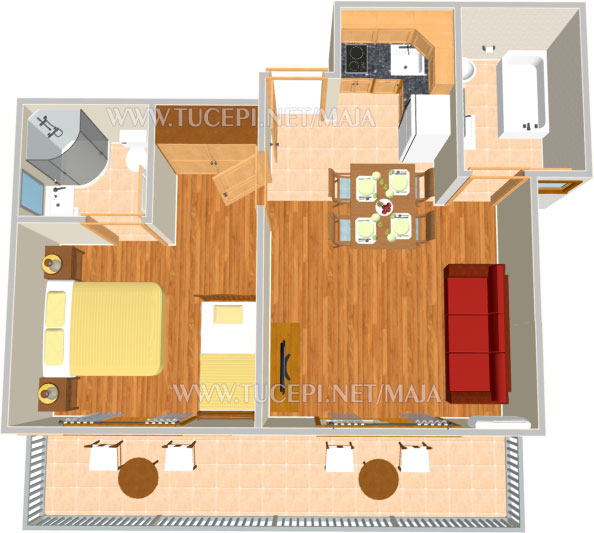 Wohnung Plan