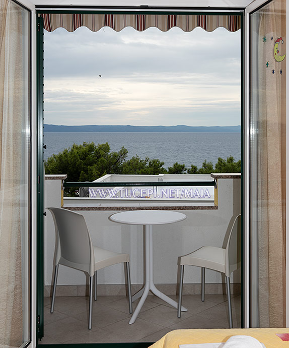 Apartments Maja, Tučepi - balcony with seaview