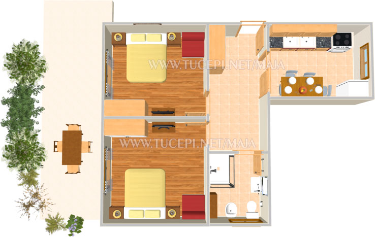 Wohnung Plan