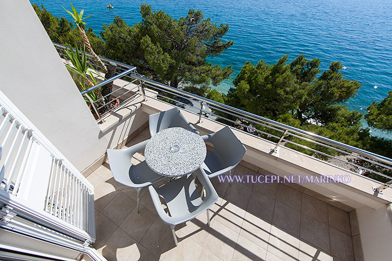 balcony - apartments Marinko, Tučepi