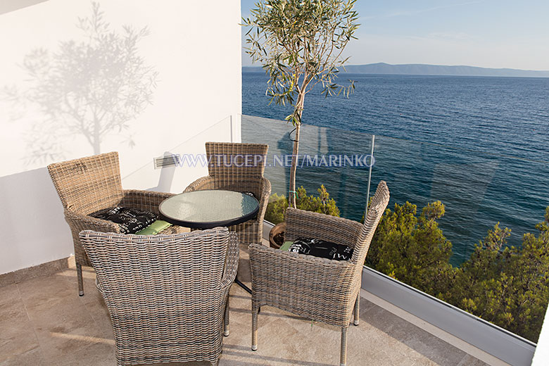 balcony with sea view