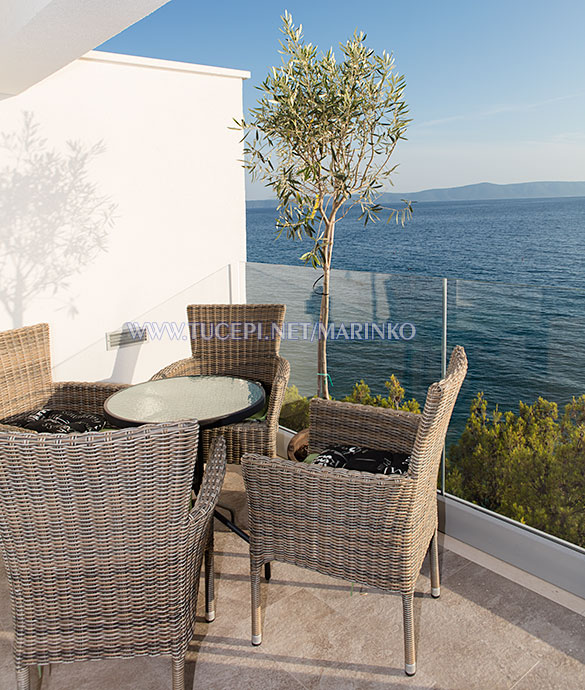 balcony with sea view