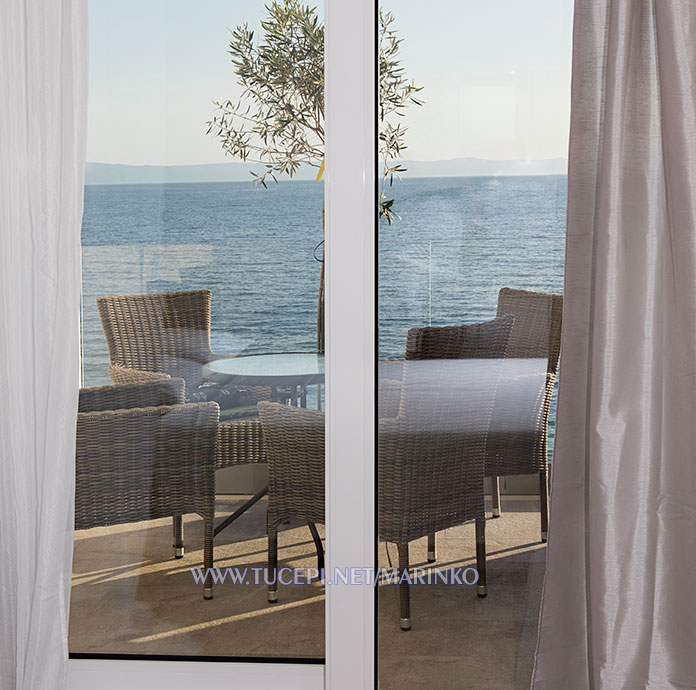 balcony with sea view