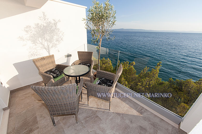 balcony with sea view