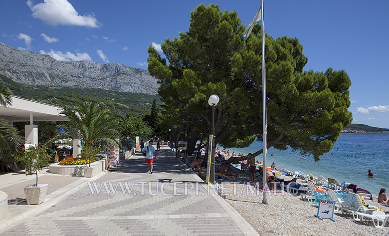 Promenade on the beach