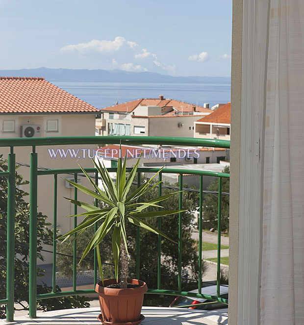 Balcony sea view - Apartments Mendeš, Tučepi
