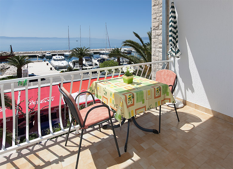 balcony with sea view