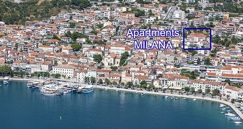 apartment position in Makarska