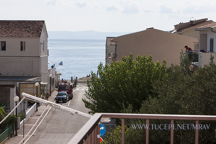 sea view from apartment's balcony