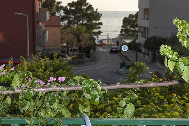 balcony with sea view