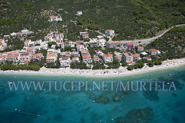 beach aerial view