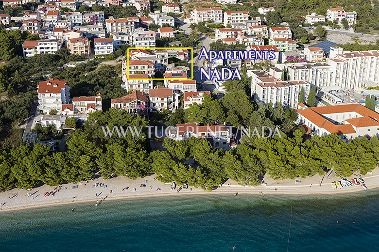 Apartments Nada - Tučepi, house position