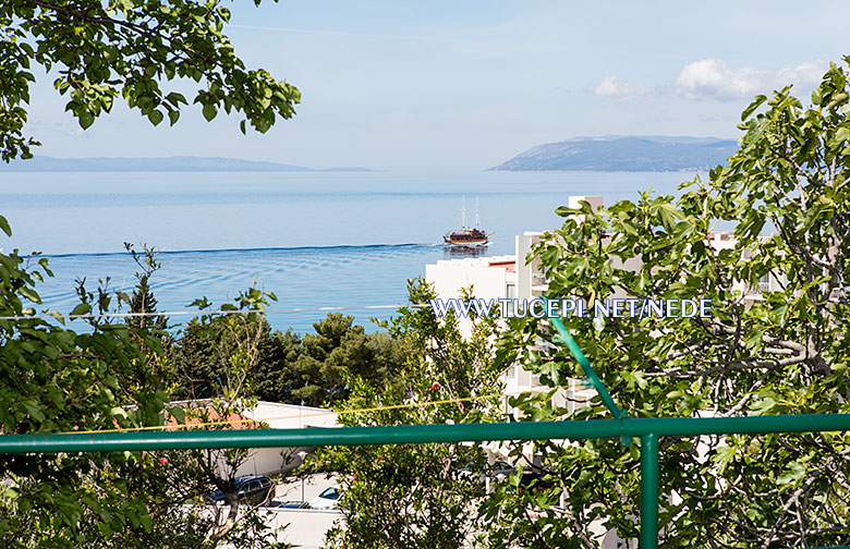 Apartments Nede, Ante Grubišić, Tučepi - sea view from terrace