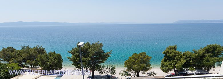 Apartments Nevenka, Tučepi - terrace with sea view