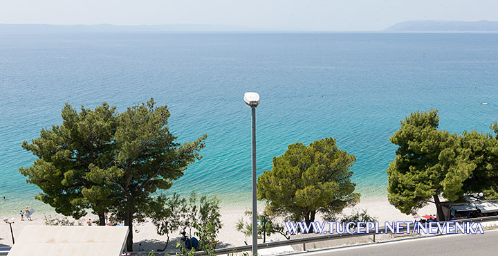 Apartments Nevenka, Tučepi - terrace with sea view