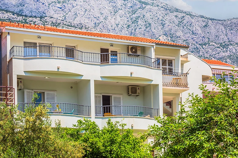 Apartments Pašalić, Tučepi - view on balcony - outside