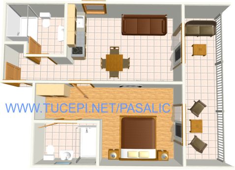 Apartments Pašalić, Tučepi - plan