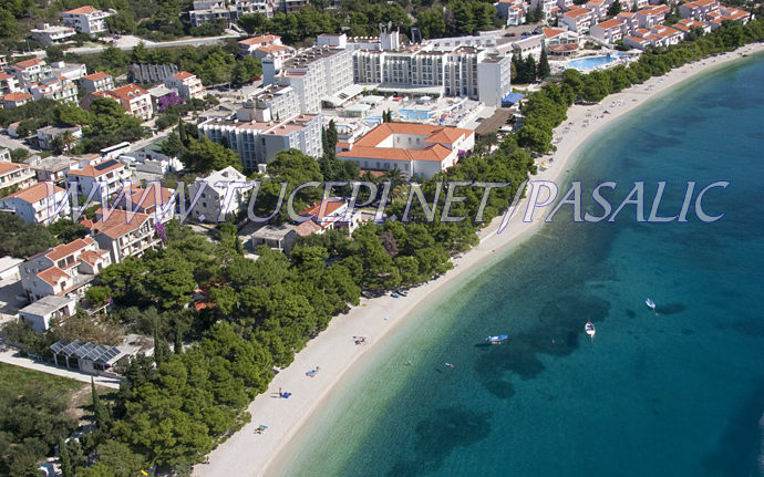 Apartments Pašalić - Tučepi beach aerial view