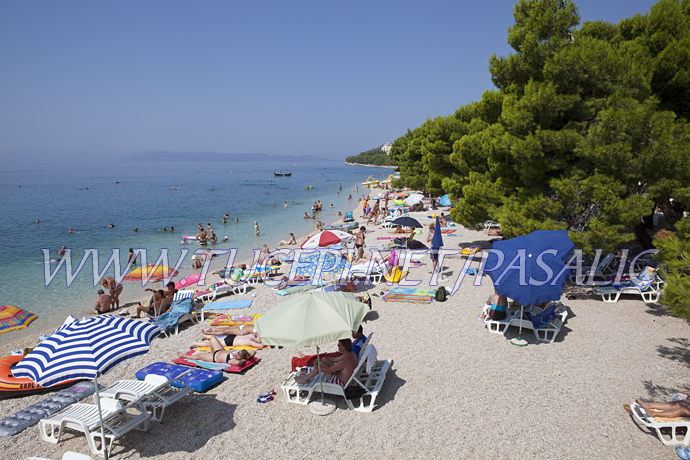 Apartments Pašalić - Tučepi beach aerial view