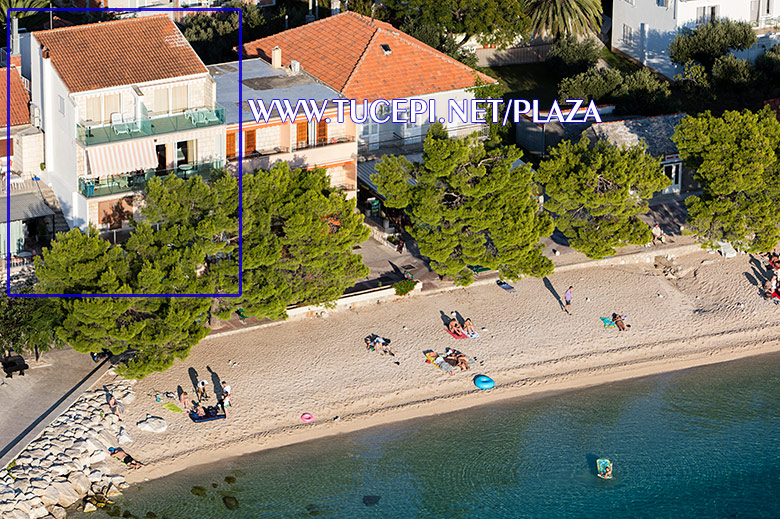 Apartments Plaža,Tučepi - aerial view